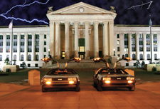 DeLoreans at OKC Capitol